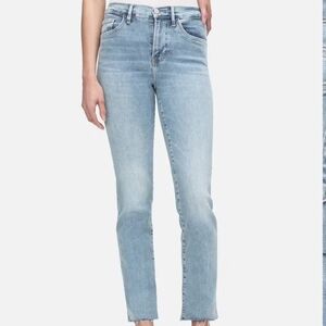 Frame Denim | Le High Straight in Colorado | Raw Hem Ankle Jeans | Size 29